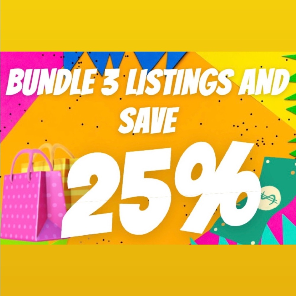 ‼️Bundle 3+ Listings & Save 25%‼️